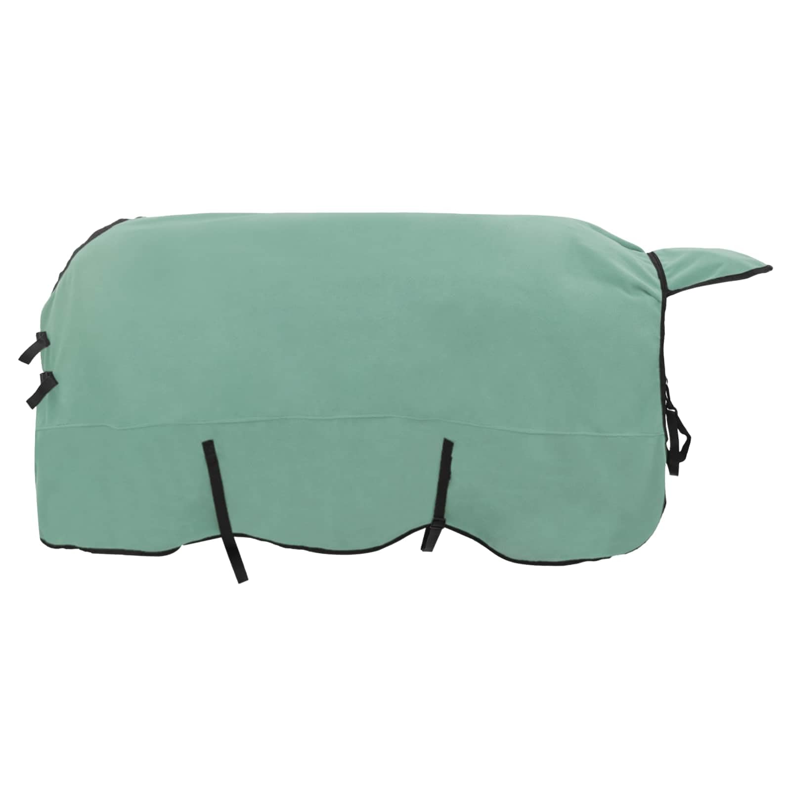 vidaXL Manta de caballo de poliéster verde especial, moderna, ecuestre, funda extraíble para caballo, capa cálida, funcional, elegante accesorio para exteriores