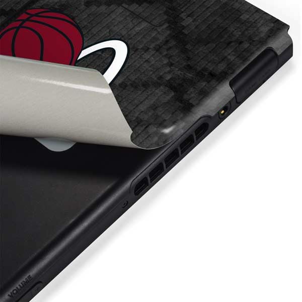 Skinit Decal Gaming Skin Compatible with Nintendo Switch Bundle - Officially Licensed NBA Miami Heat Dark Rust Design