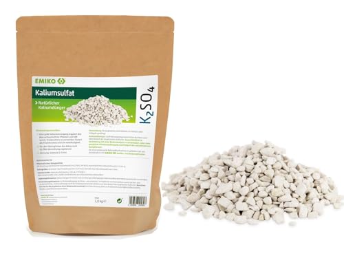 LanDixx Patentkali Kalidünger 30 (+10 +42,5) – 5 Kg Kalimagnesia, Chloridarm, Mit Magnesium & Schwefel, Für Kartoffeln, Rosen & Gemüse