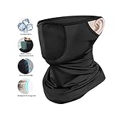 [page_title]-Evershop Halbe Sturmhaube mit Filter für den Herren Damen, Multifunktionstuch Halstuch UV Schutz Atmungsaktiv Motorradmaske Sturmmaske Mundschutz für Laufen Wandern Radfahren Motorradfahren