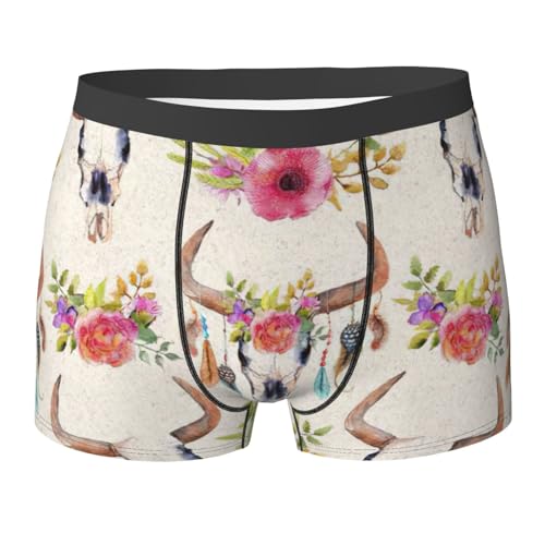 IAEXUOQC Calzoncillos tipo bóxer para hombre, elásticos, suaves, de ajuste clásico, tecnología que absorbe la humedad, Negro, M-XXL