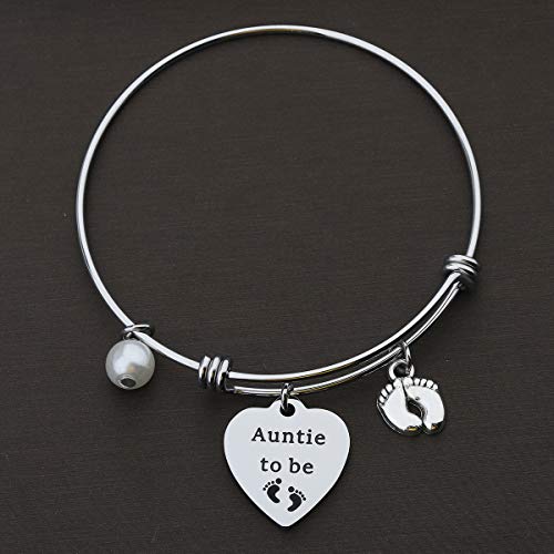 FOTAP Auntie Bracelet Expandable Wire Bangle - Funny Auntie Gift for Ladies4