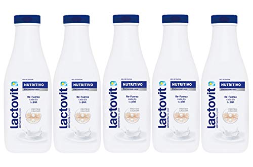 Lactovit: Nourishing shower gel for normal/dry skin- 600 ml pack of 5 units