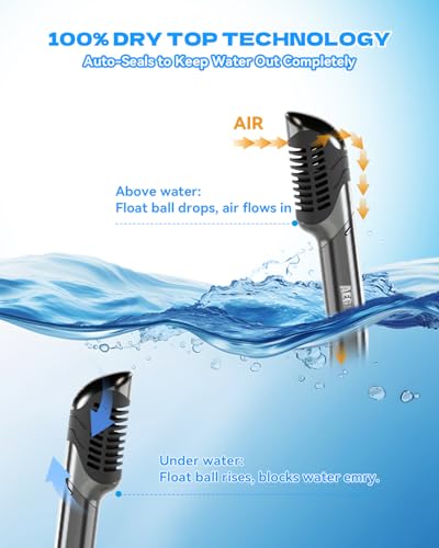 Tubo de snorkel seco Aegend para adultos con clip para máscara para esnórquel - solo snorkel miniatura 3