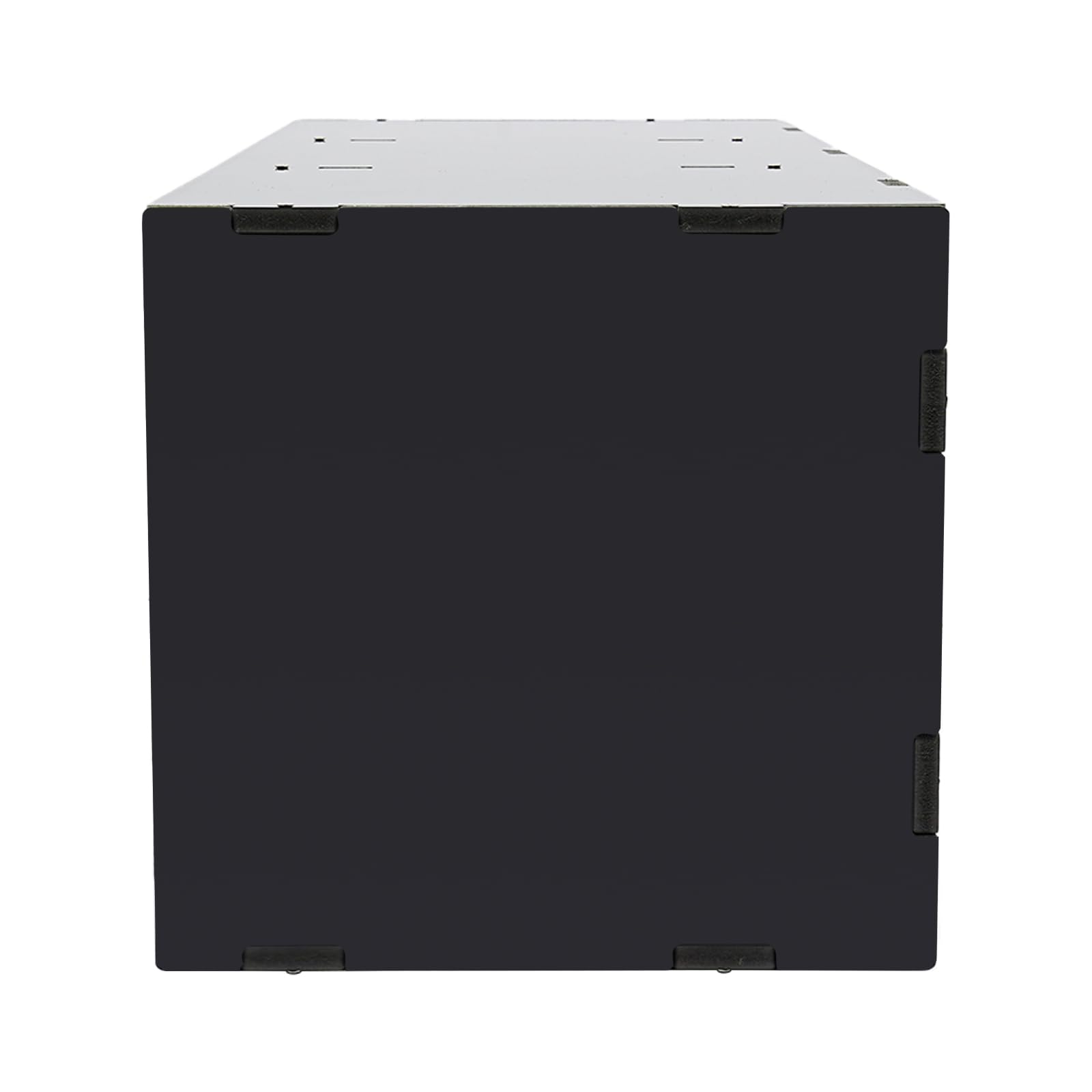 3 x 4 Fächer Ablagefächer Arbeitsplatte Organizer 4-Tier Büro Schreibtisch Organizer Akten Dokumenten Ablage Zeitschriften Halter Brief Organisator (Schwarz)