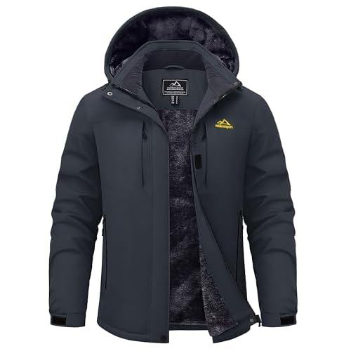 TACVASEN Women's Snow Ski Jacket Winter Warm Fleece Coat with Hood