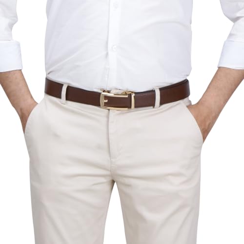Image of Labnoft Men's PU Leather Auto-lock Belt