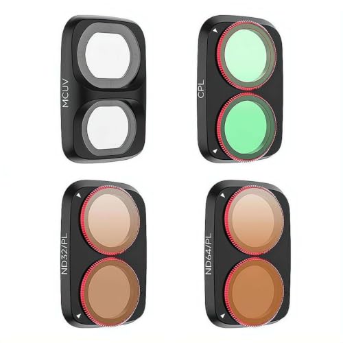 For DJI Osmo Pocket 4P��p �t�B���^�[ ���w�K���X�����Y�t�B���^�[ CPL/ND/MCUV ���w�R�[�e�B���O �����E�����E�w��h�~ �����ߗ� �X�i�b�v���b�N�Œ� ��]���M�A �W���o�����Ȃ� for dji �I�Y�� pocket 4P