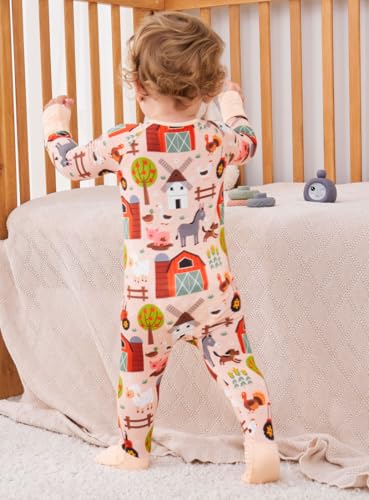 Bamboo Viscose Baby Pajamas - Infant One Piece Footless Romper Baby Boys Girls Jumpsuits Clothes3