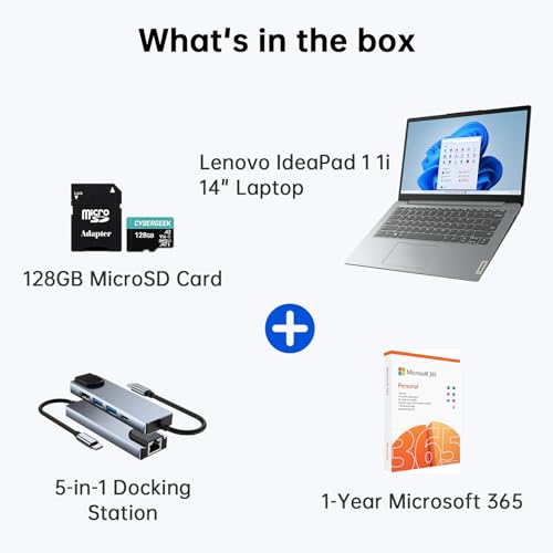 Lenovo IdeaPad 14 pulgadas Intel Celeron 8GB RAM 512GB SSD miniatura 2