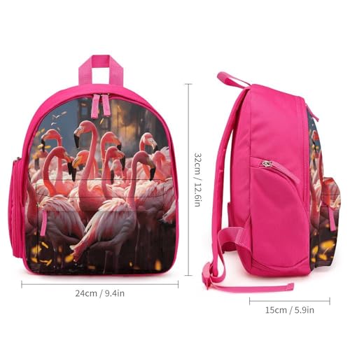 Flamingos Partying Mini Backpack Light Weight Small Travel Backpack Shopping Travel Daypack2
