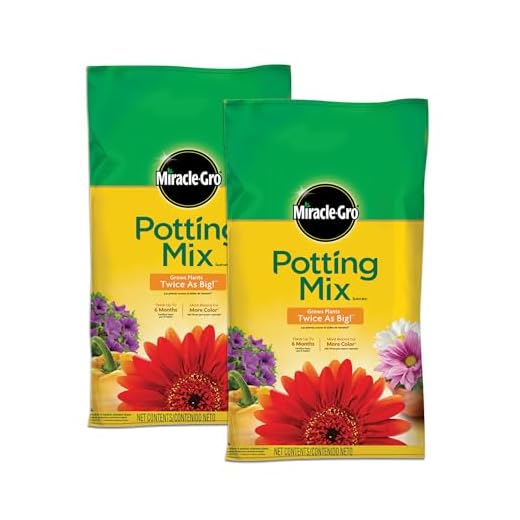 Miracle-Gro Potting Mix, For Container Plants, Flowers, Vegetables, Shrubs, Annuals, Perennials, Feeds up to 6 Months, 8 qt., 2-Pack