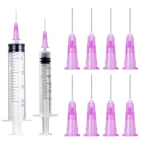 Dokeno 100 Stück 0.55mm Dosiernadeln für Spritzen