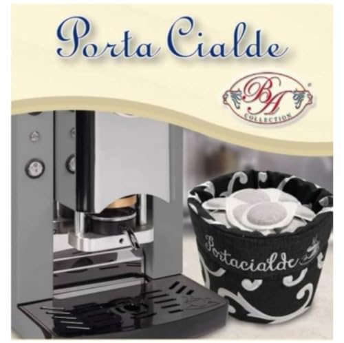Russo Tessuti Centrotavola Contenitore Cucina Porta Cialde caffè Oggetti Zucchero Ghirigori Singolo Bordeaux