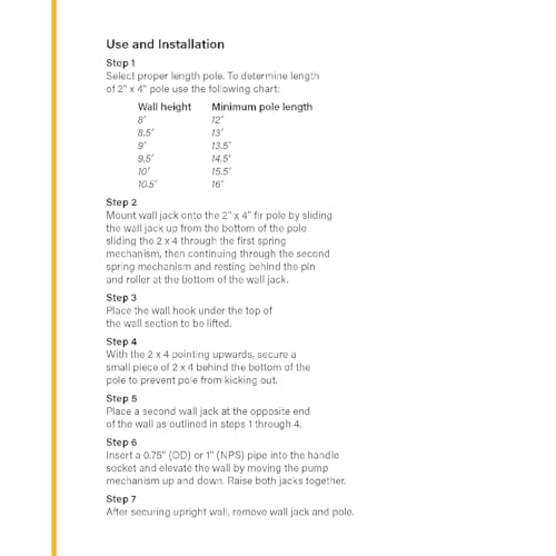 Qualcraft 2601 Tragbarer Wagenheber, zur Verwendung mit 3,8 x 8,9 cm Tannenstangen oder 2,5 cm Außendurchmesser, Temperguss, Rot/Ausflug, einfarbig (Getaway Solids), 1-(Pack)