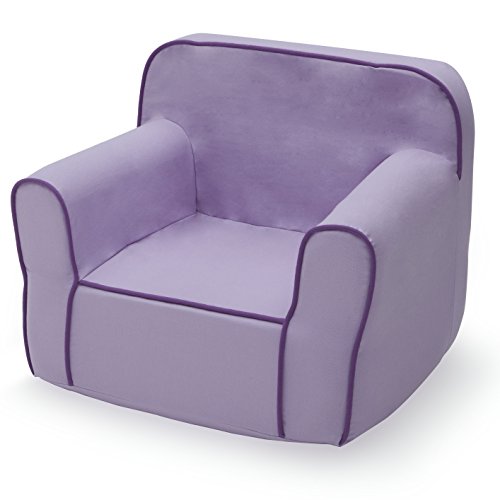 Image of Delta Children Foam Snuggle Chair, Purple 25x18x20.5 Inch (Pack of 1)