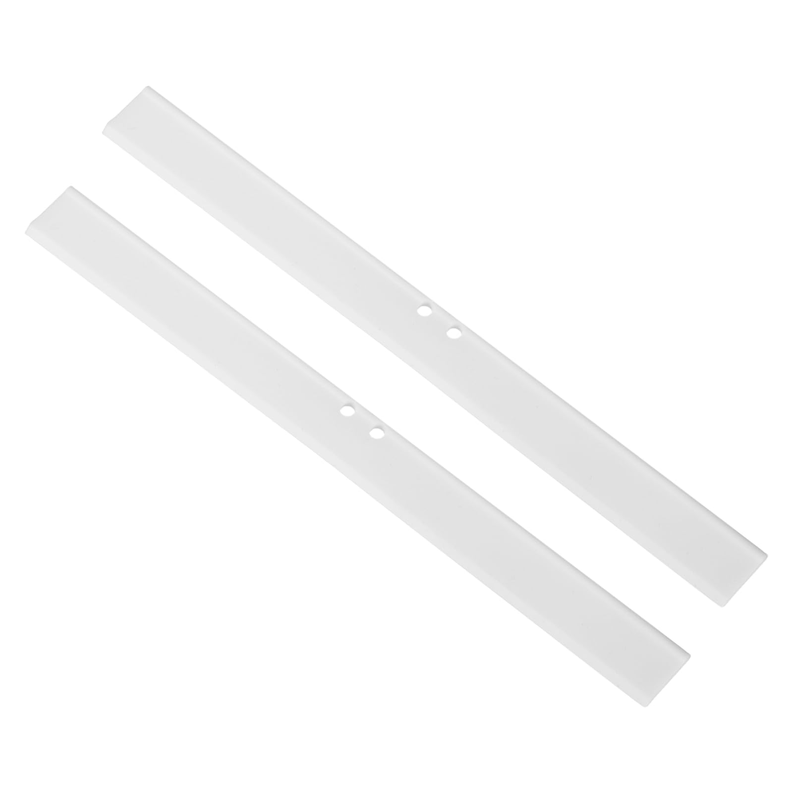Raclette de rechange douche verre 25,4 cm blanche lot de 2 essuie-glace salle de bain