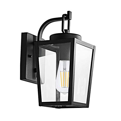 Flash Sale Buy 1 get 1 MOTINI 12'' Vintage Outdoor Wall Lantern Lamp 1-Light Exterior Classic Armed Sconce Fixture in Textured Black Finish with Clear Glass Shade, ETL Flash Sale Buy 1 get 1 MOTINI 12'' Vintage Outdoor Wall Lantern Lamp 1-Light Exterior Classic Armed Sconce Fixture in Textured Black Finish with Clear Glass Shade, ETL