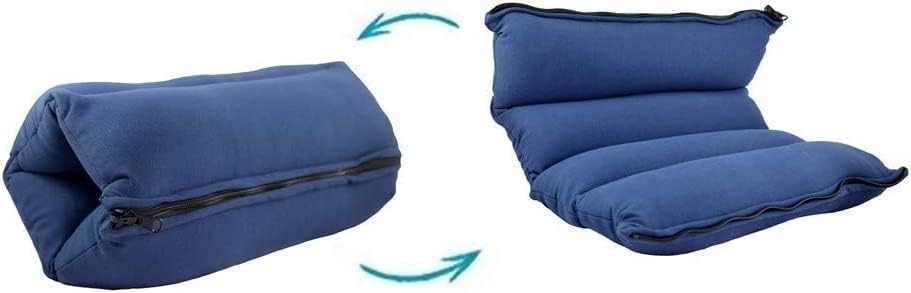 Miniatura 3 de Yogibo ZippaRoll - Almohada enrollable multiusos para usar como almohada, cojín de asiento o como soporte lumbar para espalda, perfecta para cuello,