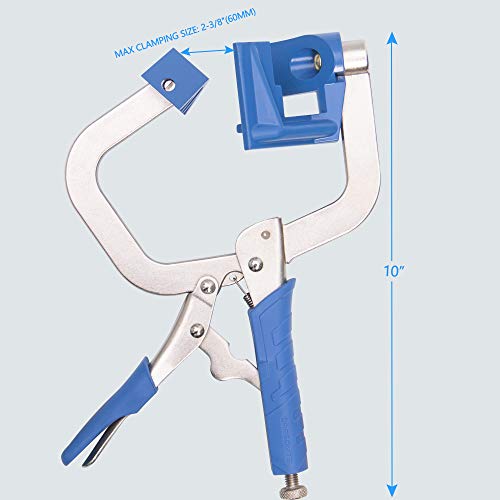 Image of DRAGONITE 90 Degree Corner Clamp, 11 Inch Right Angle Clamps for Woodworking, Welding, Carpenter Photo Frame, Holding Assemblies Like Cabinets and Drawers, 2 Pieces
