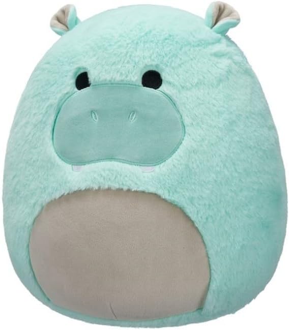 Squishmallows Official Plush 12 inch Hank The Hippo - Childs Ultra Soft Stuffed Animal Toy