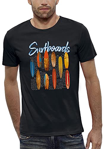 T-shirt surfboards pour homme | L'évolution des planches de surf