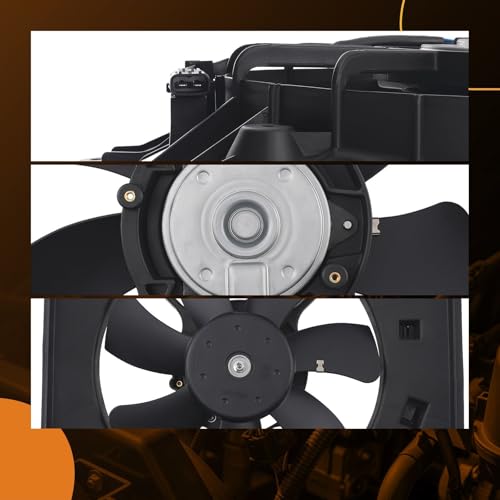 Image of maXpeedingrods AC Radiator Condenser Cooling Fan for Honda CR-V CRV 2.4L | for Left+Right 2010-2016, HO3115155 19015REZA01 19020RSAG01