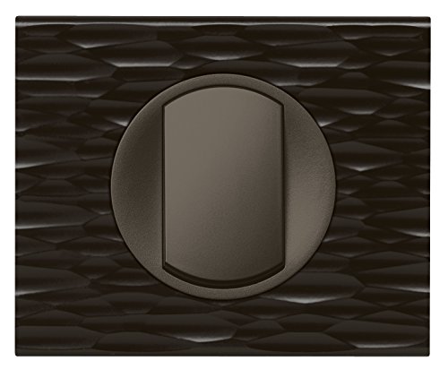 Legrand Céliane2 Single Plug Socket, Black, LEG69021, Corian Gougé - Image 3