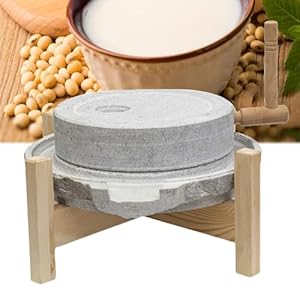 Koqenag XINDELILI Handgefertigte Steinmühle 20cm