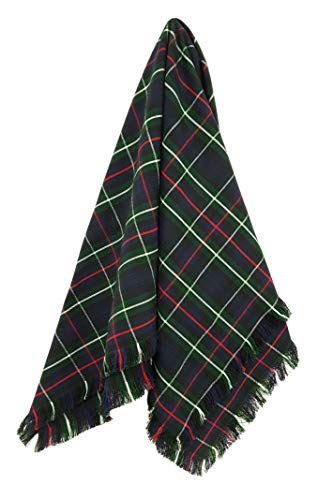 The Celtic Croft MacKenzie Tartan Homepun Shawl3