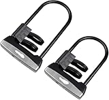 Candado for bicicleta, candado de aleación con cable de acero, candado en forma de U for bicicleta eléctrica, antirrobo, de acero, for scooter, accesorios for bicicleta, candado ET110(ET110S)