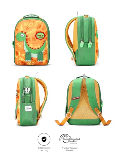 Image of uppercase Fantasy School Bag for Kids | Preschool Lightweight 9L Capacity Backpack for 3-5 Years Boys & Girls | Padded Comfortable Adjustable Shoulder Straps & Name Card | Spacious & Multiple Pockets