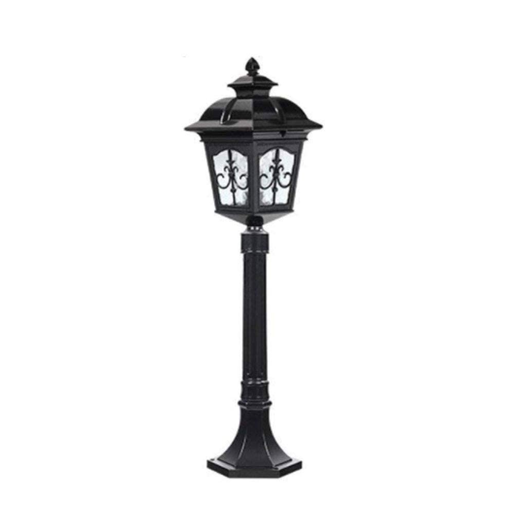 Lampadaire d'extérieur vintage pour pelouse en aluminium de 1,4 m
