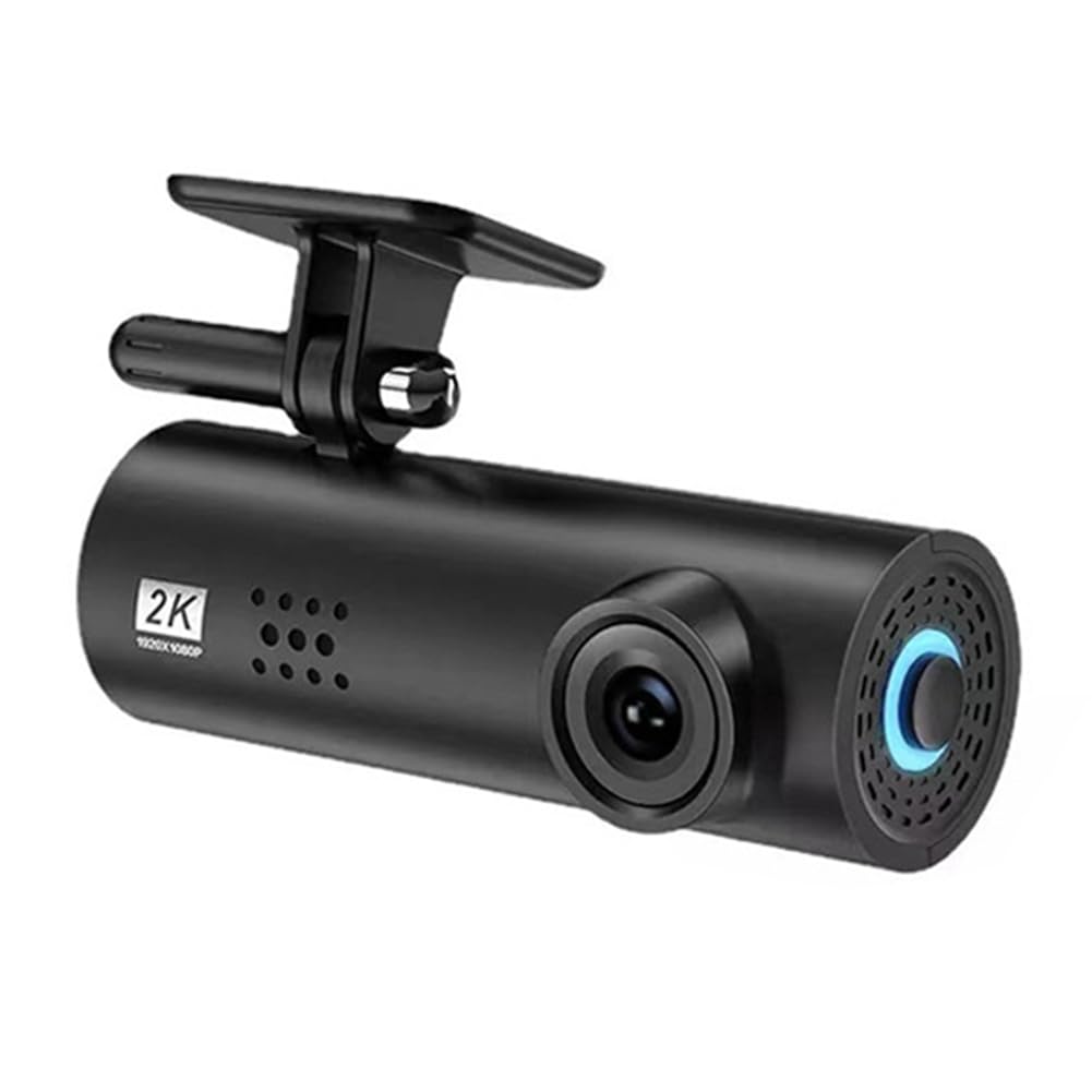 Enregistreur de Voiture Enregistreur de Conduite de Voiture Enregistreur Vidéo DVR pour 24 Heures de Surveillance du Stationnement avec GPS WiFi Enregistrement en Boucle Vision Nocturne