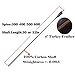 Pinals Archery Traditional Arrows 300 400 500 600 Spine Turkey Feather 32 30 Inch Carbon Shafts for Recurve Longbow Compound Bows Hunting Targets 12PCS 600