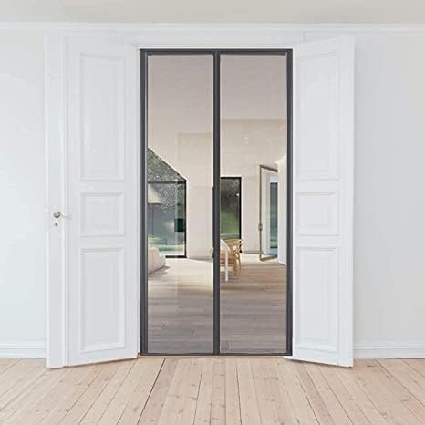 MSF Polyester Magnetic Mosquito Net for Door | Mosquito Curtain for All Door Types & Sizes | Auto-Closing Insect Screen to Keep Mosquito Out (Black, 210 x 100 Cms) (B0DHKLCCXS) Amazon Price History, Amazon Price Tracker