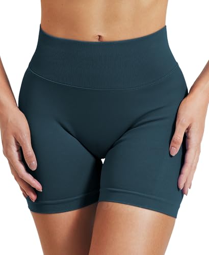 Image of VOYJOY Women Workout Impact Shorts 2.5 inch / 3.6 inch / 4.5 inch / 6 inch Scrunch Butt Booty | Tummy Control, High Waisted, Bike Short, Gentle Compression, for Women