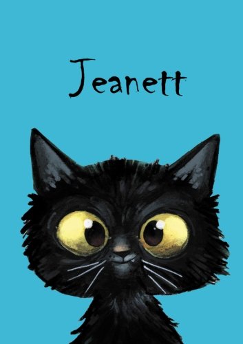 Jeanett: Jeanett - Katzen - Malbuch / Notizbuch / Tagebuch: A5 - blanko (German Edition)