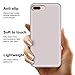 Anuck for iPhone 8 Plus Case, for iPhone 7 Plus Case, Soft Silicone Gel Rubber Bumper Microfiber Lining Hard Shell Shockproof Fullbody Protective Cover 5.5