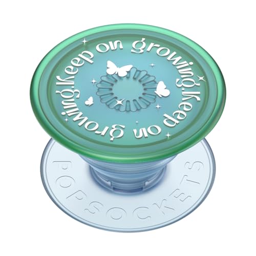 Image of PopSockets Adhesive Phone Grip, Holder- Keep on Growing | Secure Comfortable Hold, Anti-Drop, Kickstand, Plant, iPad, Removable, Popper