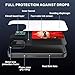 GLIMALL 5 in 1 e Ink Phone Case for iPhone 15, Smart NFC Ink Screen Phone Case, with Screen Protector [2 Pack] + Camera Lens Protectors [2 Pack], DIY Photos, Anti-Scratch