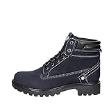 Weiches Fußbett Wrangler Damen Stiefeletten Creek WL172500 16 blau 355854