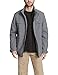 Dockers Men's Tall Filled Soft Shell Jacket with Bib (Regular and Big & Tall Sizes), Heather Grey, 4X Big