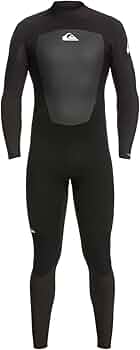 Amazon.com: Quiksilver 4/3 Prologue Back Zip GBS Wetsuit - Black