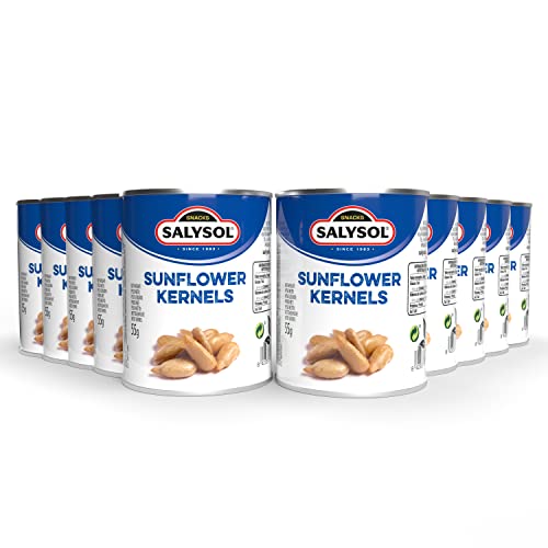 SALYSOL | Geschälte und vakuumverpackte Sonnenblumenkerne 10 x 55 g. Nuss-Snacks ohne Konservierungsstoffe und Zusatzstoffe Cover
