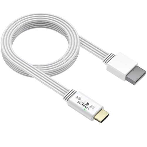LiNKFOR Adaptador Wii a HDMI 480P,Convertidor HDMI con Soporta Cambio Entre 4:3 y 16:9,Compatible con Todos los Modos de Visualización de Wii para TV/Monitor/Proyecto