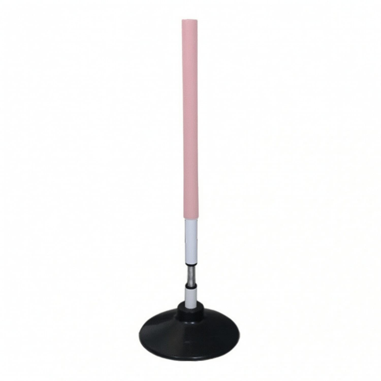 Flexible Rebound Training Pole Stable Agility Pole with Spring Long-Lasting Agility Poles with Rubber Base Weighted for Coaches, Athletes, Gyms, Basketball Practice, Pink, 1.2KG-image-11