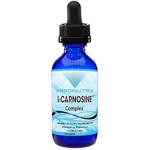 Absonutrix L-Carnosine - 583 mg 4 Oz Bottle, 200 Highly Potent Servings, Easy-to-Consume Drops, High Bioavailability, Third-Party Tested, GMP-Certified, Non-GMO, Cruelty-Free Products, Made in USA Cover