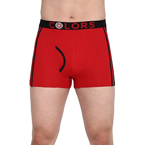 Image of RUPA FRONTLINE Colors Men's Front Open Athlefit Mini Trunks | Soft-Touch Cotton Stretch | Snug Fit | Breathable Fabric | Supporter Brief | Pack of 1