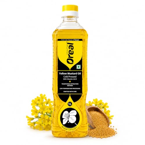 Image of Oreal Yellow Mustard Oil, 1 Litre